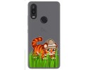 Funda Gel Transparente para Bq Aquaris X2 / X2 Pro diseño Tigre Dibujos