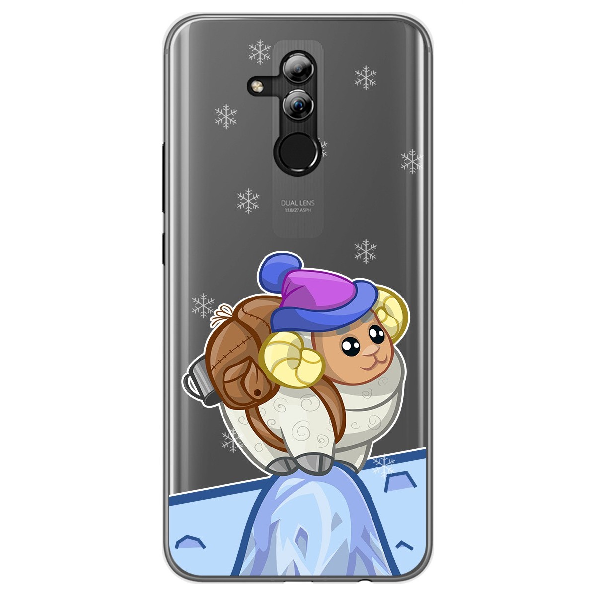 Funda Gel Transparente para Huawei Mate 20 Lite diseño Cabra Dibujos