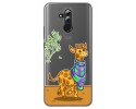Funda Gel Transparente para Huawei Mate 20 Lite diseño Jirafa Dibujos