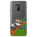 Funda Gel Transparente para Huawei Mate 20 Lite diseño Panda Dibujos