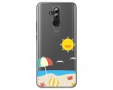 Funda Gel Transparente para Huawei Mate 20 Lite diseño Playa Dibujos