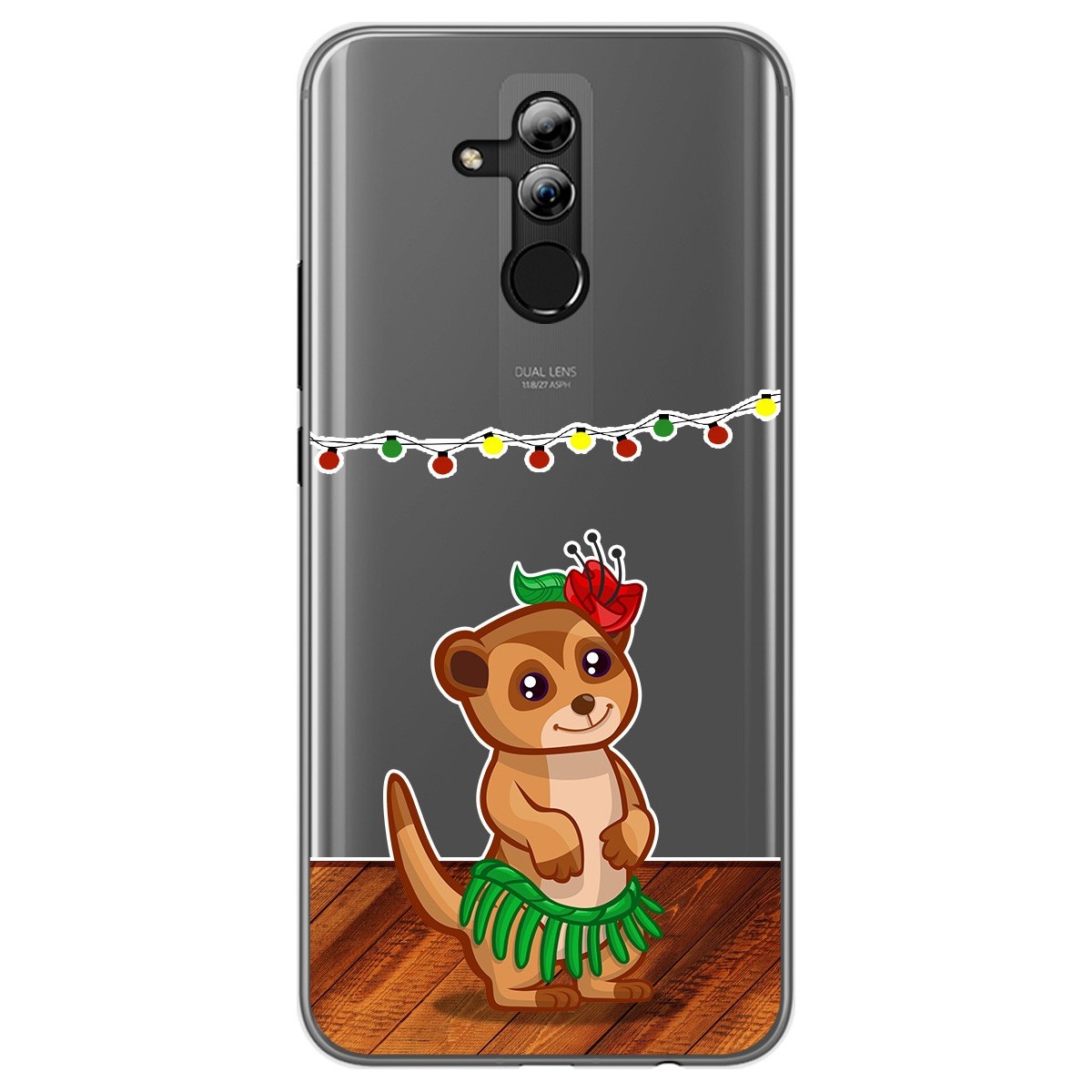 Funda Gel Transparente para Huawei Mate 20 Lite diseño Suricata Dibujos