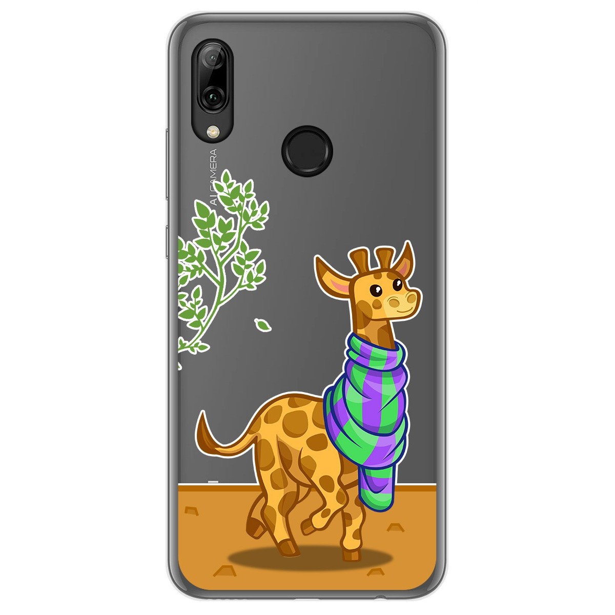Funda Gel Transparente para Huawei P Smart 2019 / Honor 10 Lite diseño Jirafa Dibujos