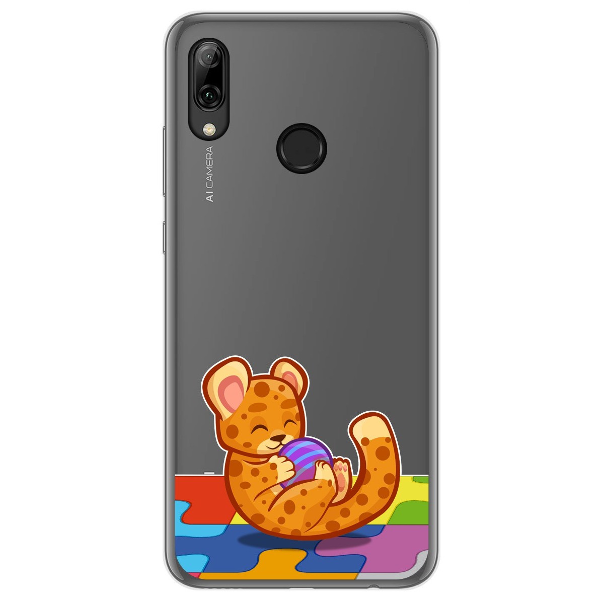 Funda Gel Transparente para Huawei P Smart 2019 / Honor 10 Lite diseño Leopardo Dibujos