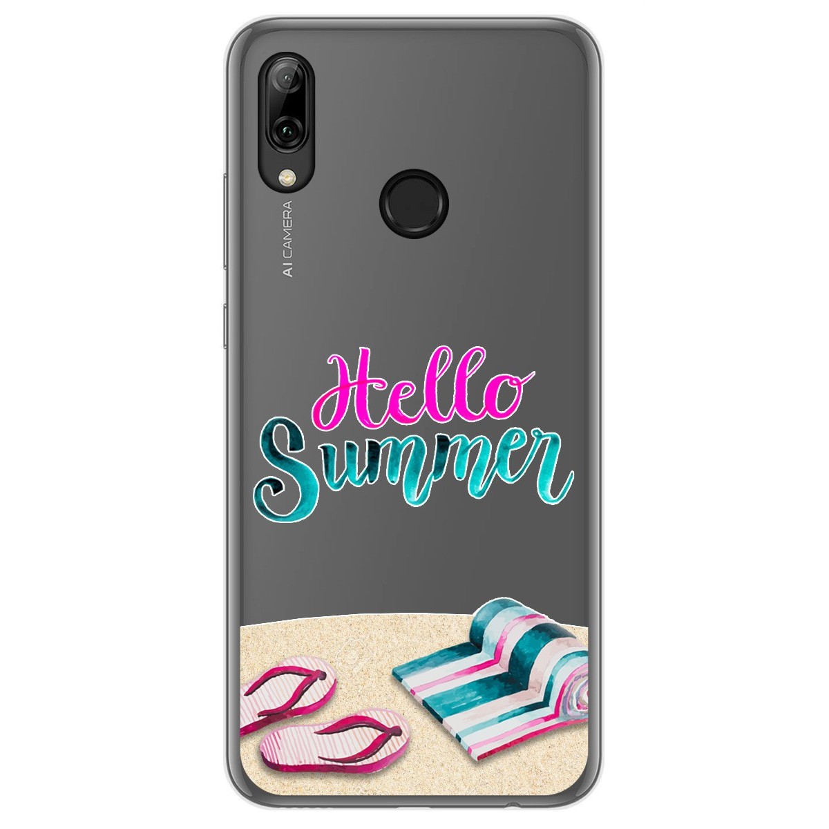 Funda Gel Transparente para Huawei P Smart 2019 / Honor 10 Lite diseño Summer Dibujos