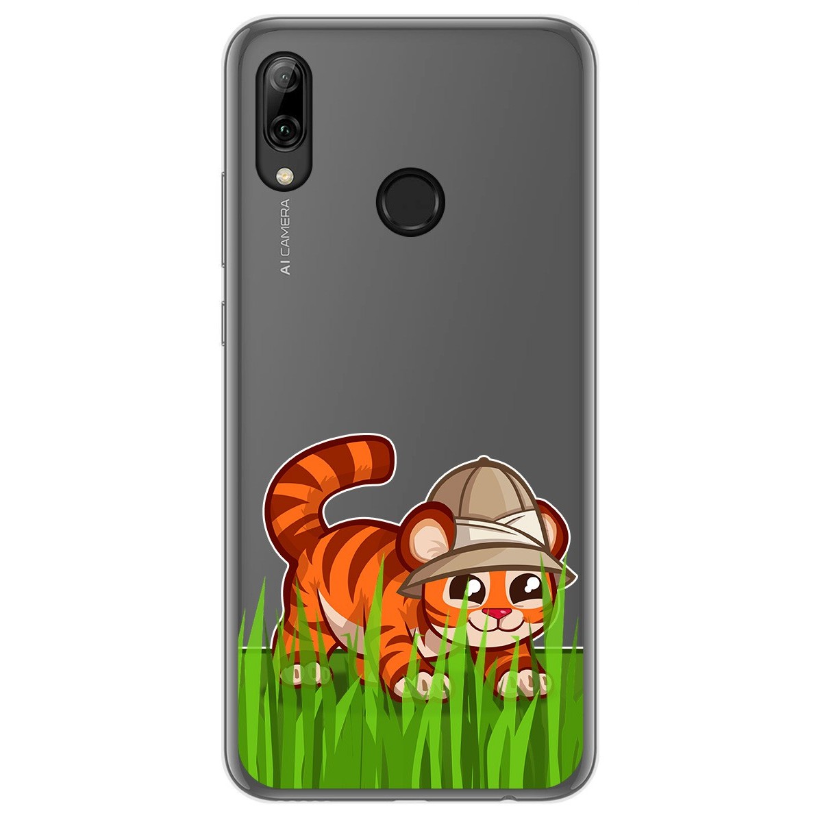Funda Gel Transparente para Huawei P Smart 2019 / Honor 10 Lite diseño Tigre Dibujos