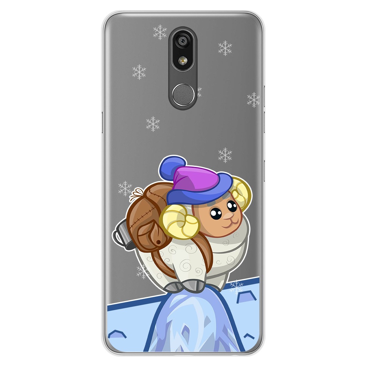 Funda Gel Transparente para Lg K40 diseño Cabra Dibujos