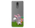 Funda Gel Transparente para Lg K40 diseño Conejo Dibujos