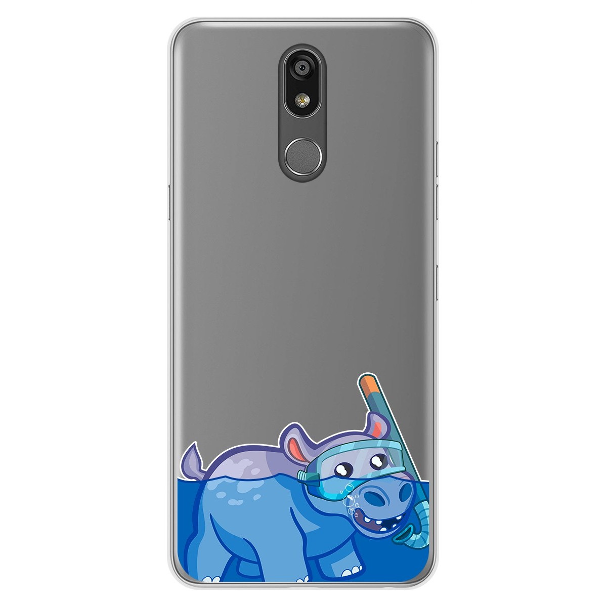 Funda Gel Transparente para Lg K40 diseño Hipo Dibujos