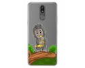 Funda Gel Transparente para Lg K40 diseño Mono Dibujos