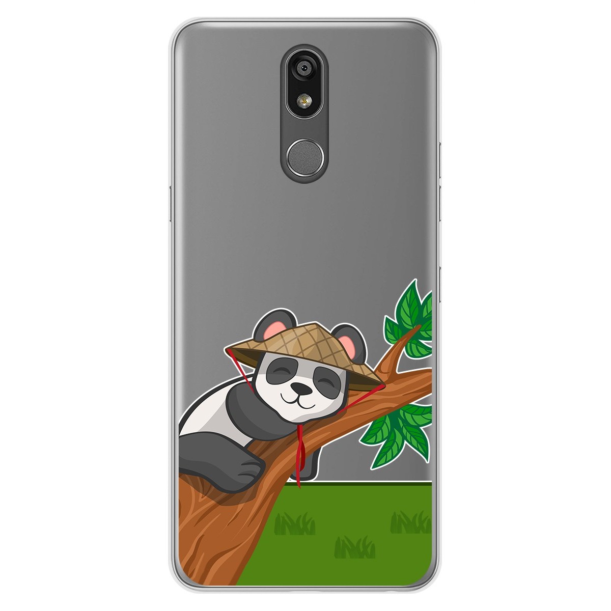 Funda Gel Transparente para Lg K40 diseño Panda Dibujos