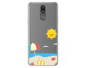 Funda Gel Transparente para Lg K40 diseño Playa Dibujos