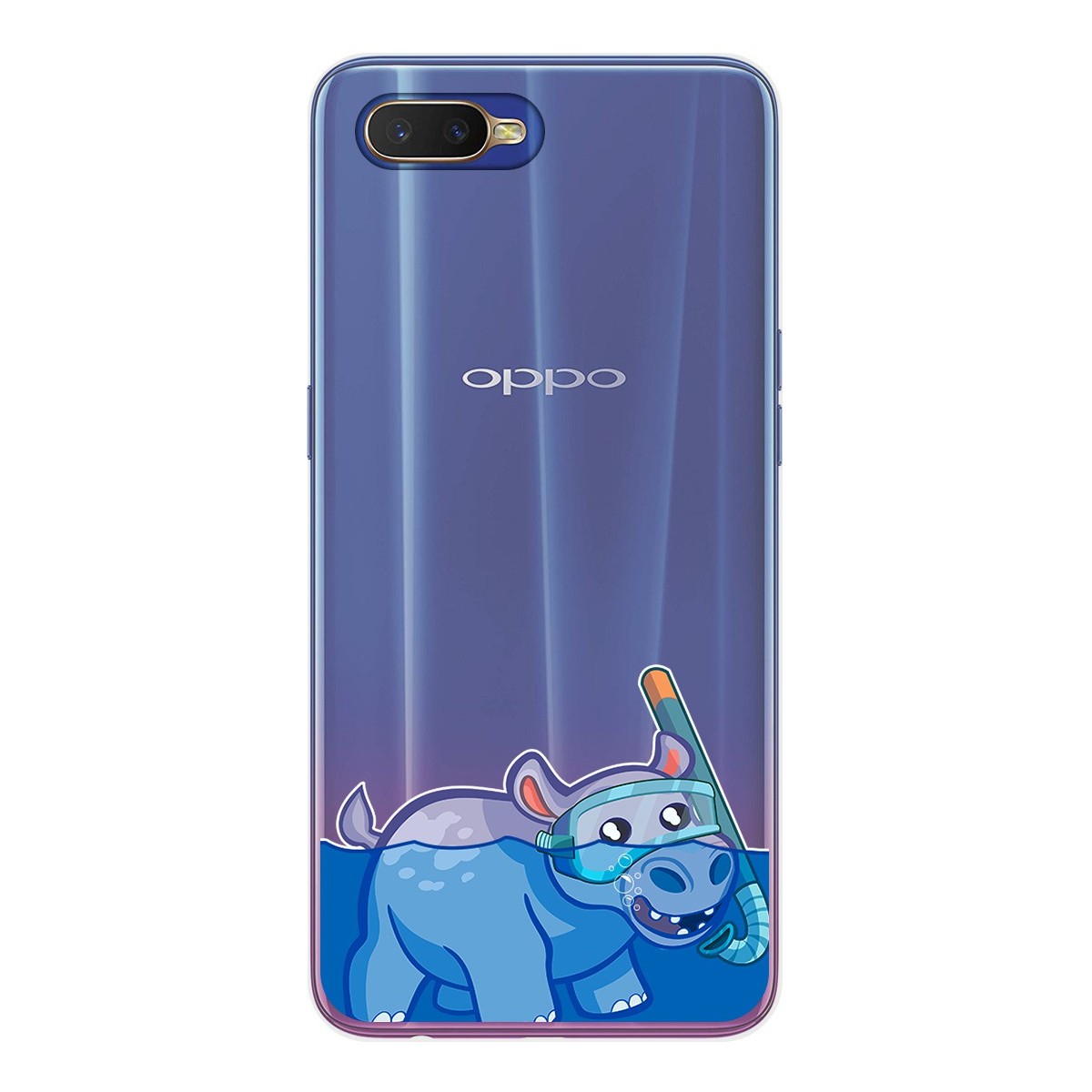 Funda Gel Transparente para Oppo RX17 Neo diseño Hipo Dibujos