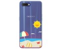 Funda Gel Transparente para Oppo RX17 Neo diseño Playa Dibujos