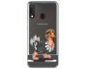 Funda Gel Transparente para Samsung Galaxy A20e 5.8 diseño Avestruz Dibujos