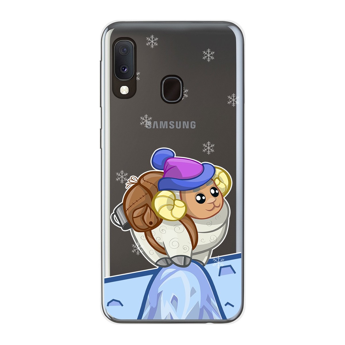 Funda Gel Transparente para Samsung Galaxy A20e 5.8 diseño Cabra Dibujos