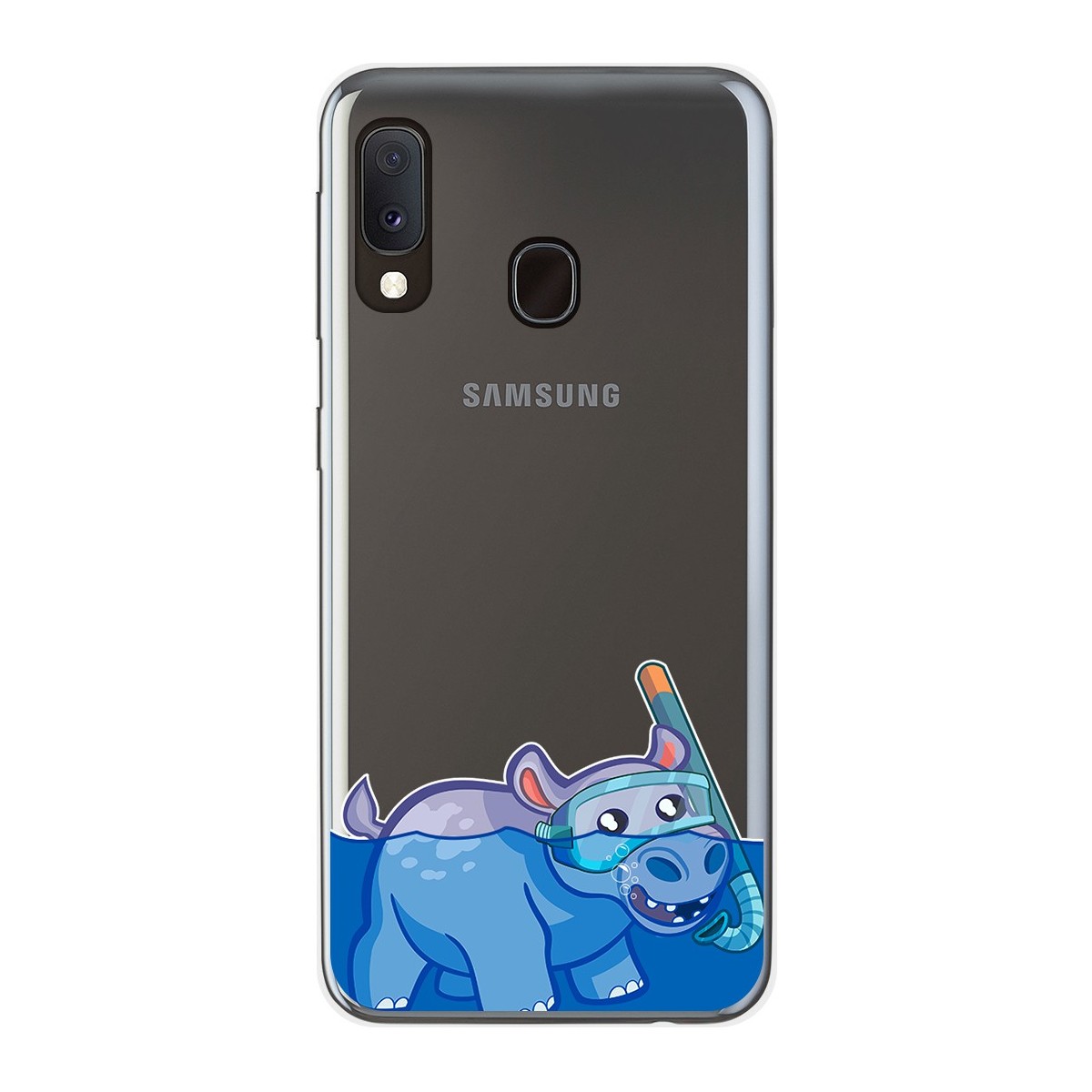 Funda Gel Transparente para Samsung Galaxy A20e 5.8 diseño Hipo Dibujos