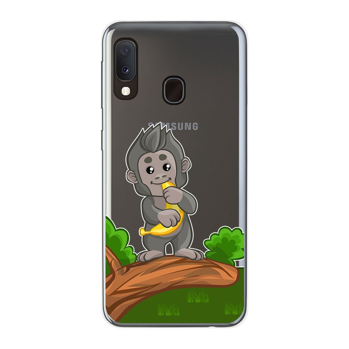 Funda Gel Transparente para Samsung Galaxy A20e 5.8 diseño Mono Dibujos