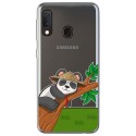 Funda Gel Transparente para Samsung Galaxy A20e 5.8 diseño Panda Dibujos