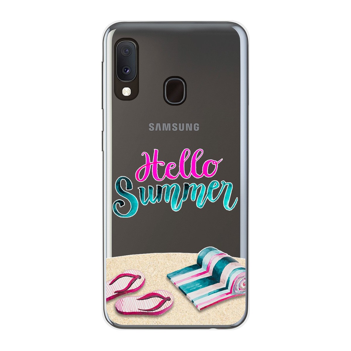 Funda Gel Transparente para Samsung Galaxy A20e 5.8 diseño Summer Dibujos