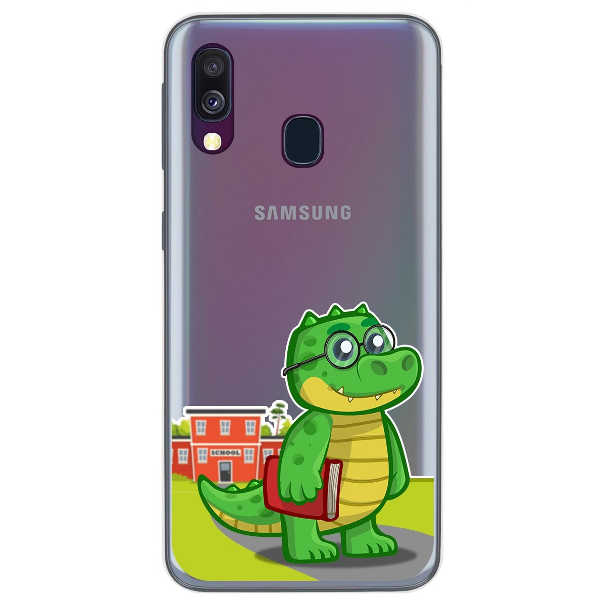 Funda Gel Transparente para Samsung Galaxy A40 diseño Coco Dibujos