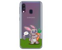 Funda Gel Transparente para Samsung Galaxy A40 diseño Conejo Dibujos