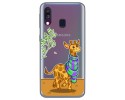 Funda Gel Transparente para Samsung Galaxy A40 diseño Jirafa Dibujos