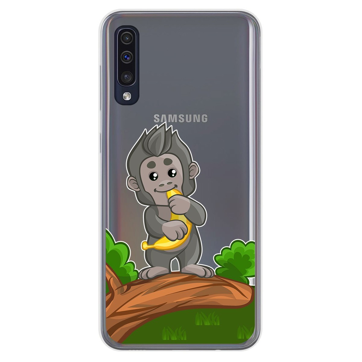 Funda Gel Transparente para Samsung Galaxy A50 / A50s / A30s diseño Mono Dibujos