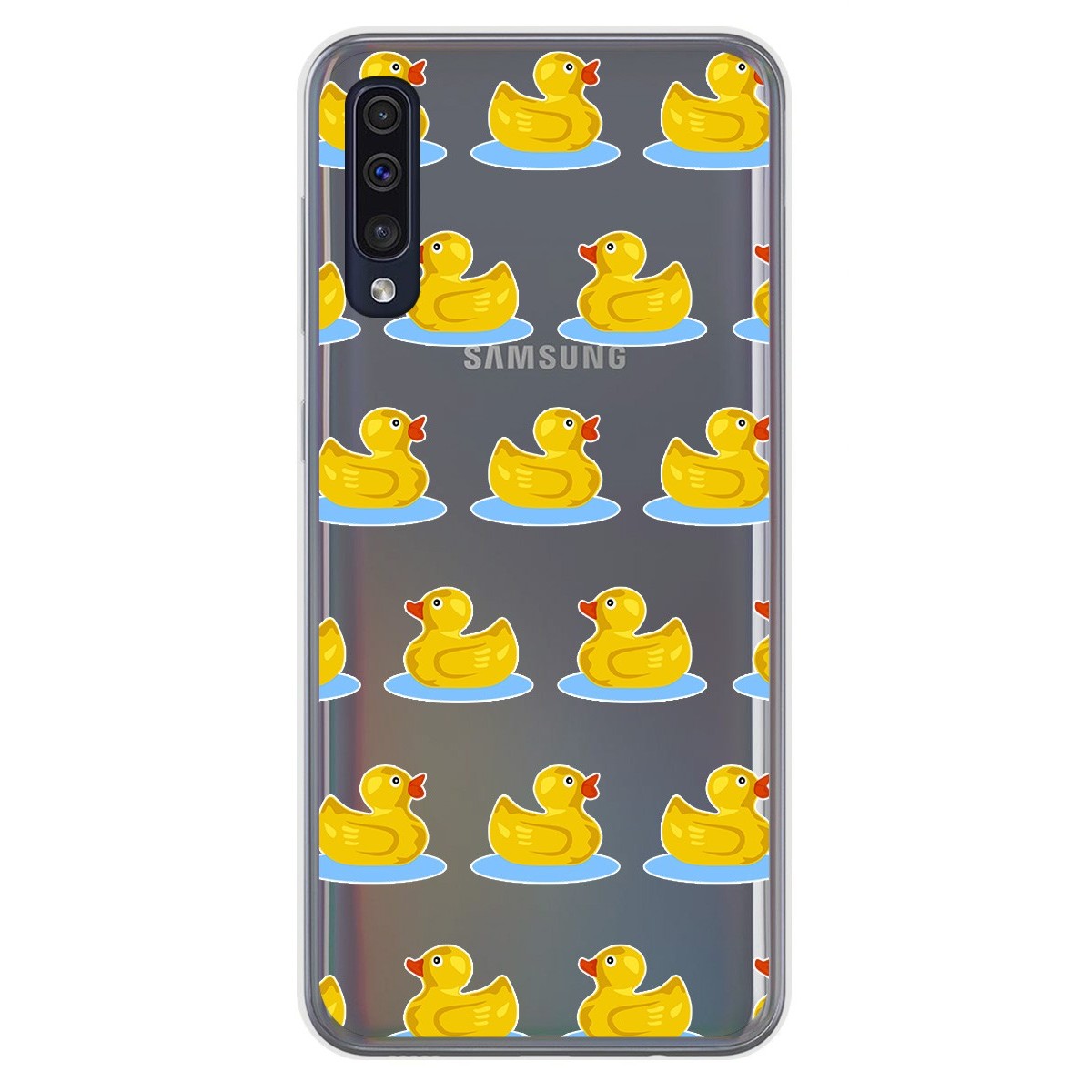 Funda Gel Transparente para Samsung Galaxy A50 / A50s / A30s diseño Pato Dibujos