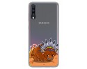Funda Gel Transparente para Samsung Galaxy A70 diseño Bufalo Dibujos