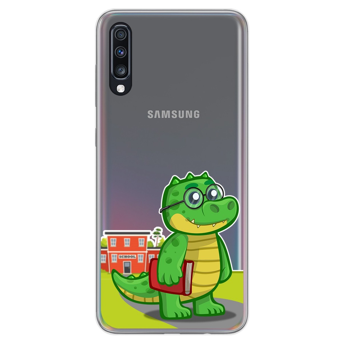 Funda Gel Transparente para Samsung Galaxy A70 diseño Coco Dibujos