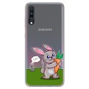 Funda Gel Transparente para Samsung Galaxy A70 diseño Conejo Dibujos