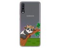Funda Gel Transparente para Samsung Galaxy A70 diseño Panda Dibujos