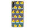 Funda Gel Transparente para Samsung Galaxy A70 diseño Pato Dibujos