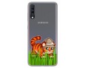 Funda Gel Transparente para Samsung Galaxy A70 diseño Tigre Dibujos