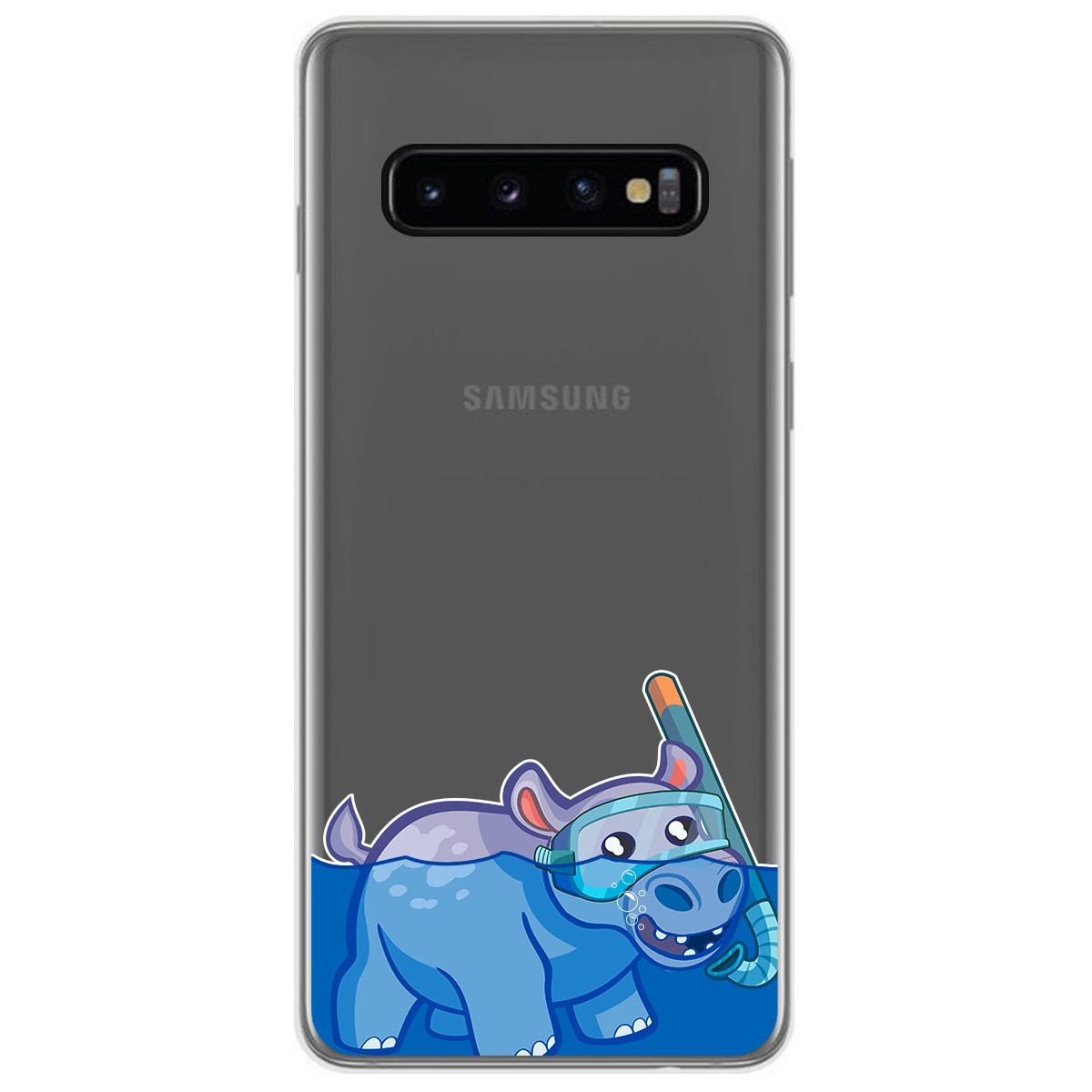 Funda Gel Transparente para Samsung Galaxy S10 diseño Hipo Dibujos