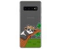 Funda Gel Transparente para Samsung Galaxy S10 diseño Panda Dibujos