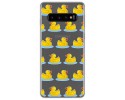 Funda Gel Transparente para Samsung Galaxy S10 diseño Pato Dibujos