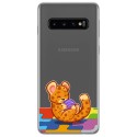 Funda Gel Transparente para Samsung Galaxy S10 Plus diseño Leopardo Dibujos