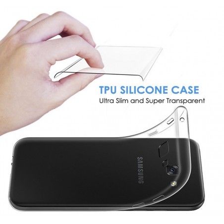 Funda Gel Tpu Fina Ultra-Thin 0,3mm Transparente para Samsung Galaxy A3 (2017)
