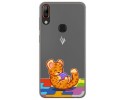 Funda Gel Transparente para Vsmart Active 1+ Plus diseño Leopardo Dibujos