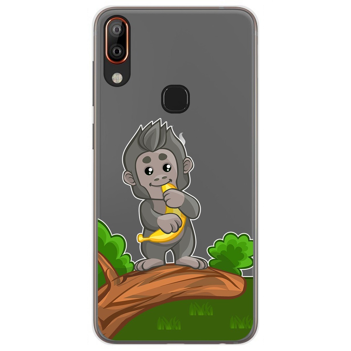 Funda Gel Transparente para Vsmart Active 1+ Plus diseño Mono Dibujos