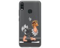Funda Gel Transparente para Vsmart Joy 1+ Plus diseño Avestruz Dibujos