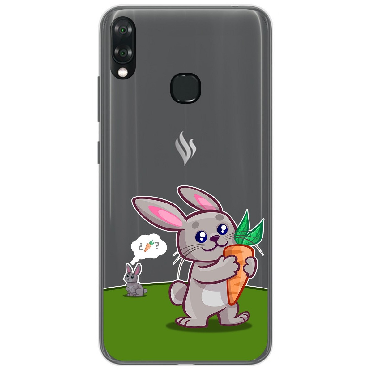 Funda Gel Transparente para Vsmart Joy 1+ Plus diseño Conejo Dibujos