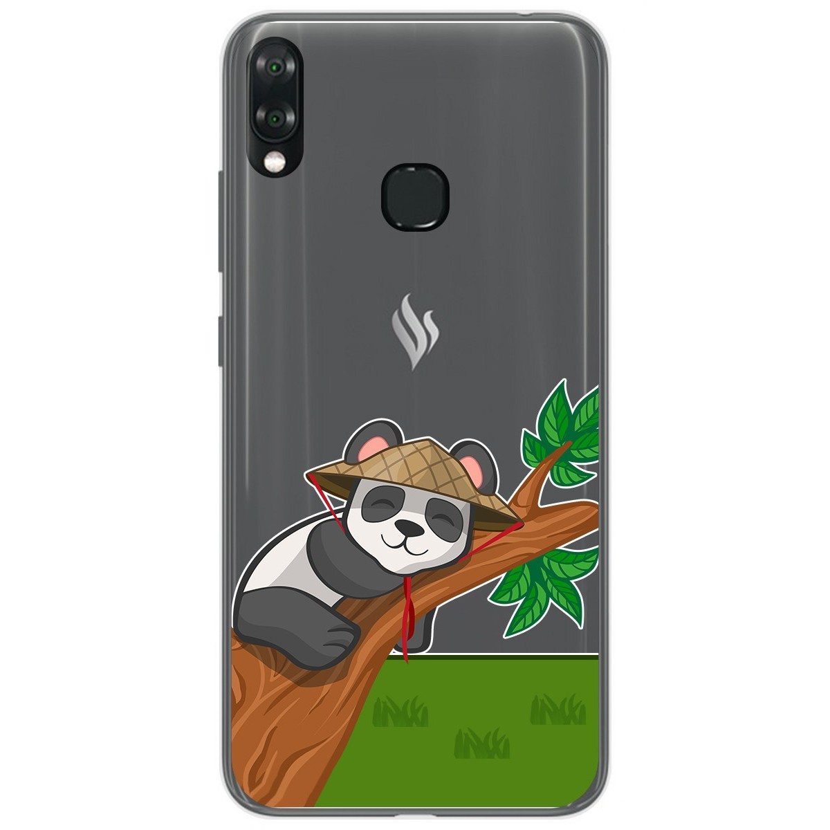 Funda Gel Transparente para Vsmart Joy 1+ Plus diseño Panda Dibujos