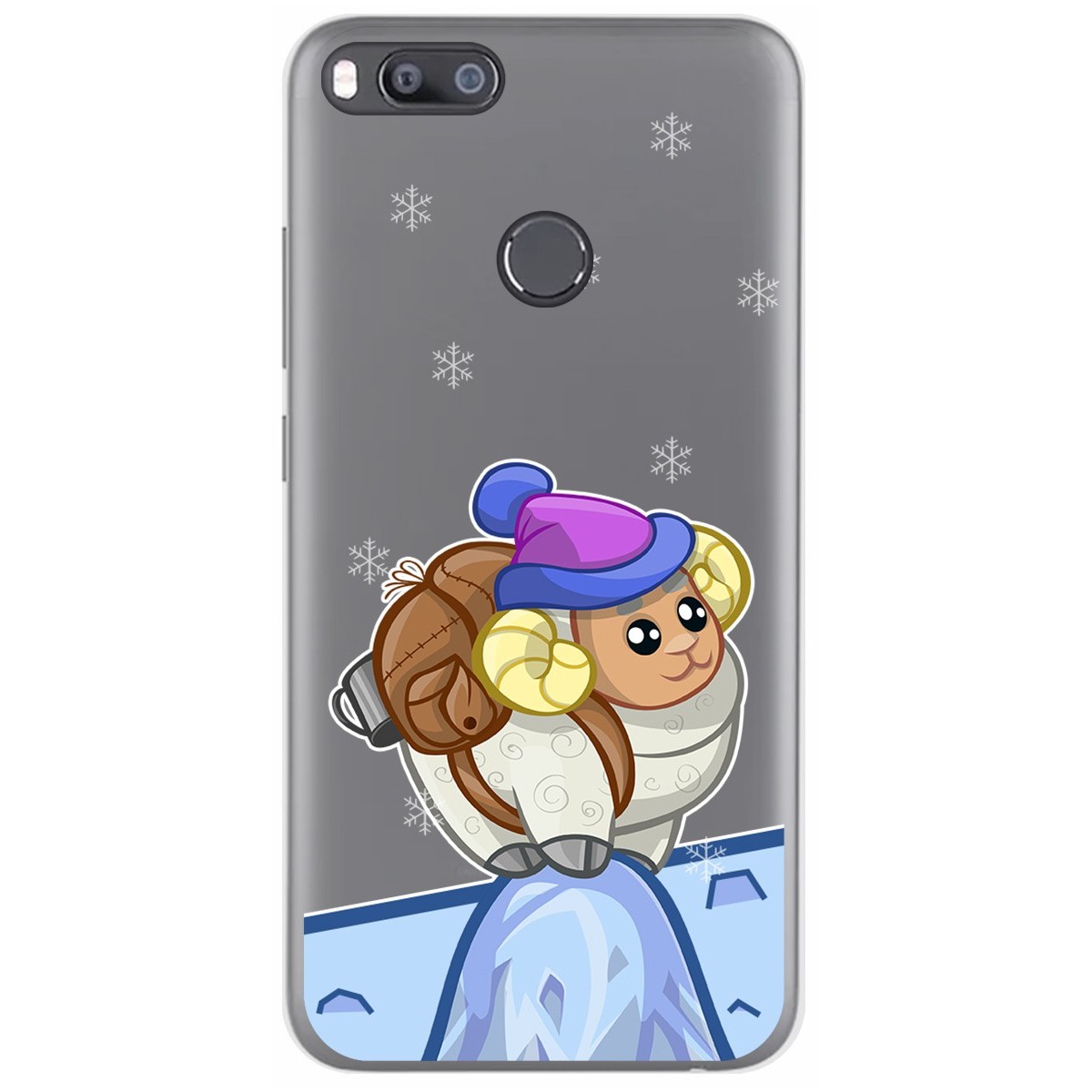 Funda Gel Transparente para Xiaomi Mi 5X / Mi A1 diseño Cabra Dibujos