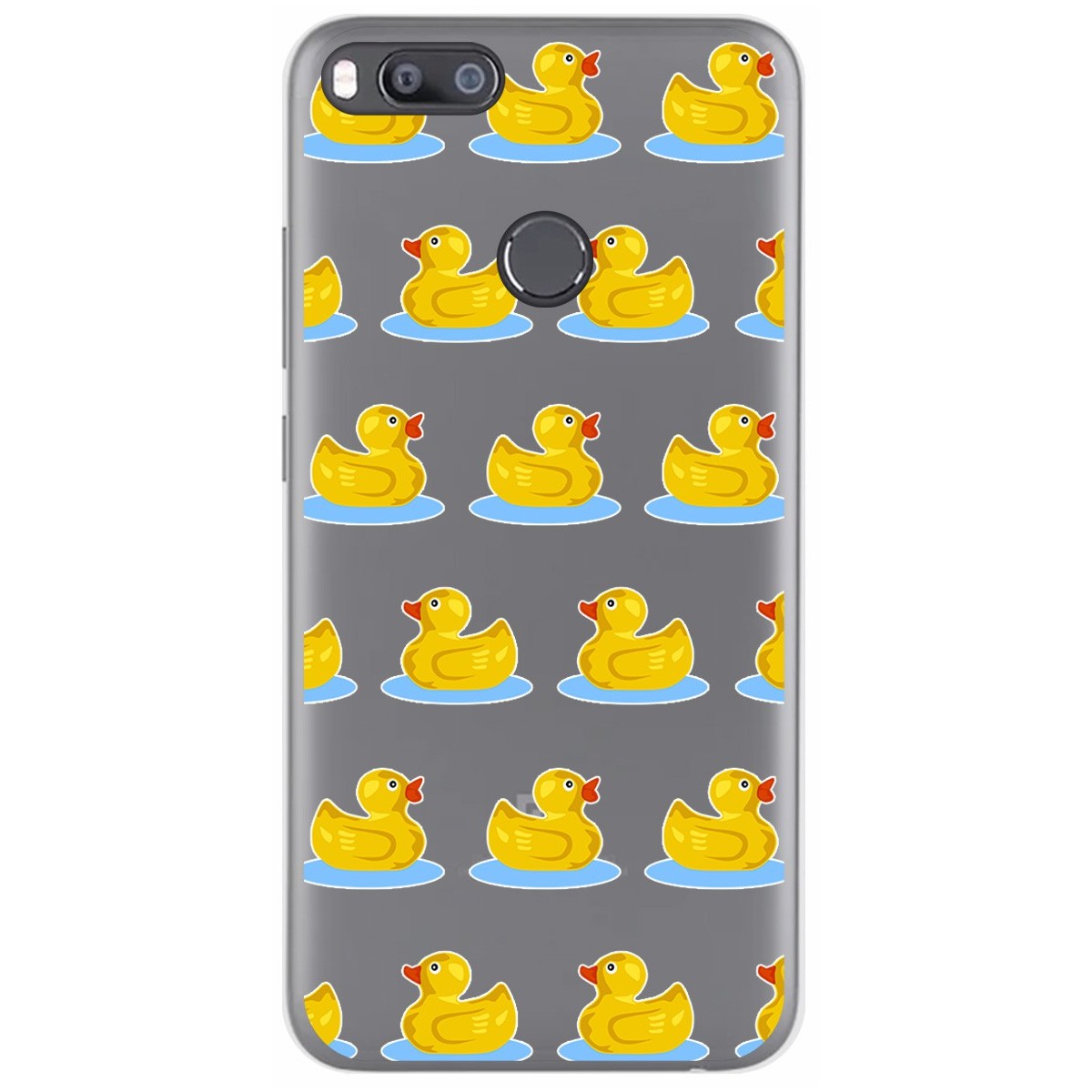 Funda Gel Transparente para Xiaomi Mi 5X / Mi A1 diseño Pato Dibujos