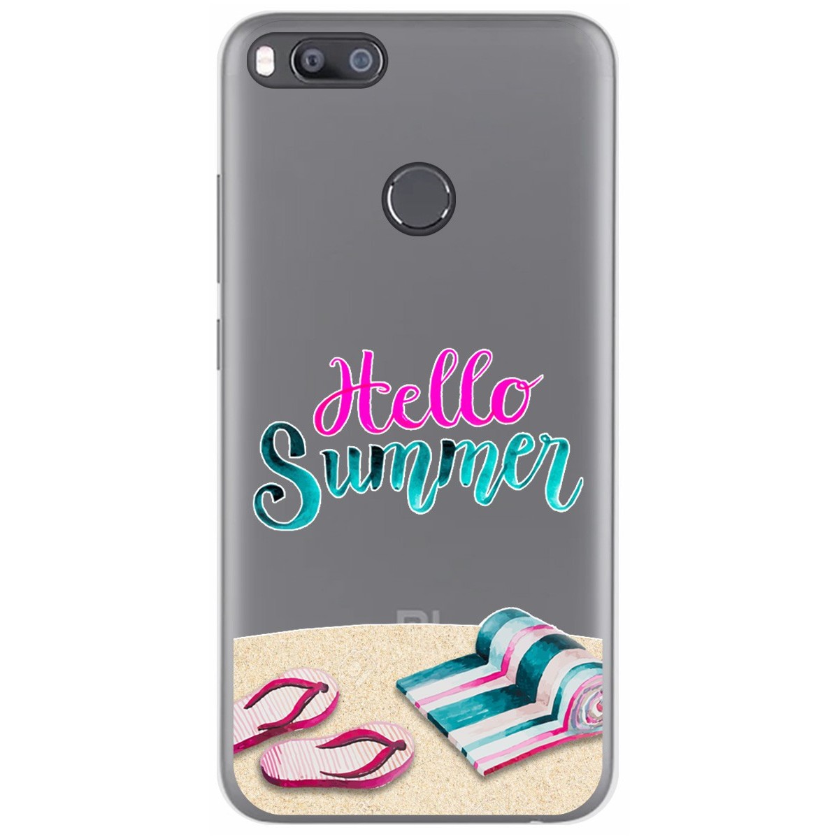 Funda Gel Transparente para Xiaomi Mi 5X / Mi A1 diseño Summer Dibujos
