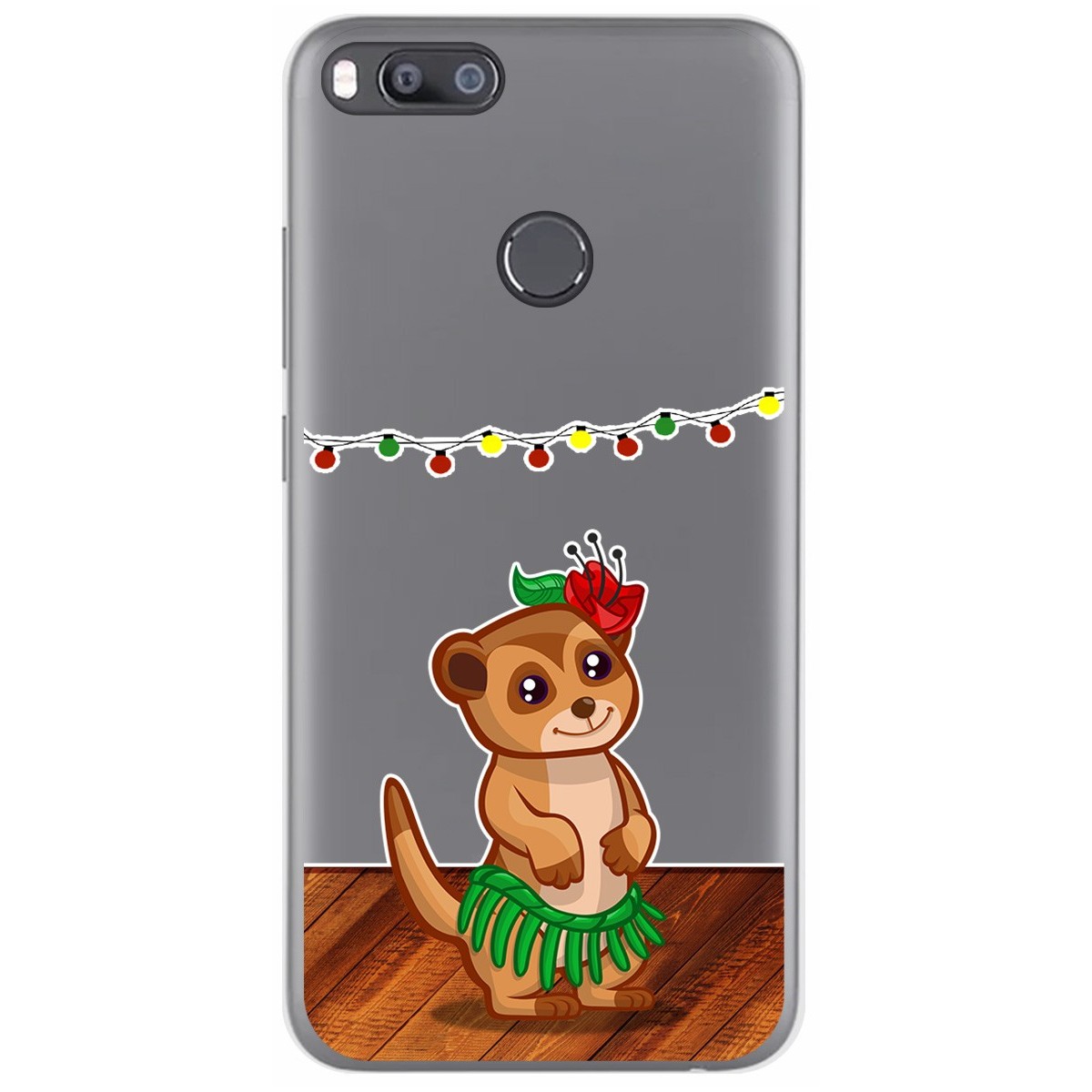 Funda Gel Transparente para Xiaomi Mi 5X / Mi A1 diseño Suricata Dibujos
