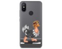 Funda Gel Transparente para Xiaomi Mi 6X / Mi A2 diseño Avestruz Dibujos